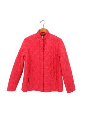 Barbour Rae Loch Quilted Jacket in Red 10